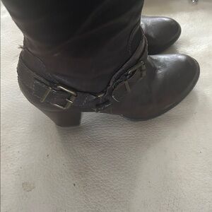 Arturo Chiang Chocolate Leather Over the Knee Boots